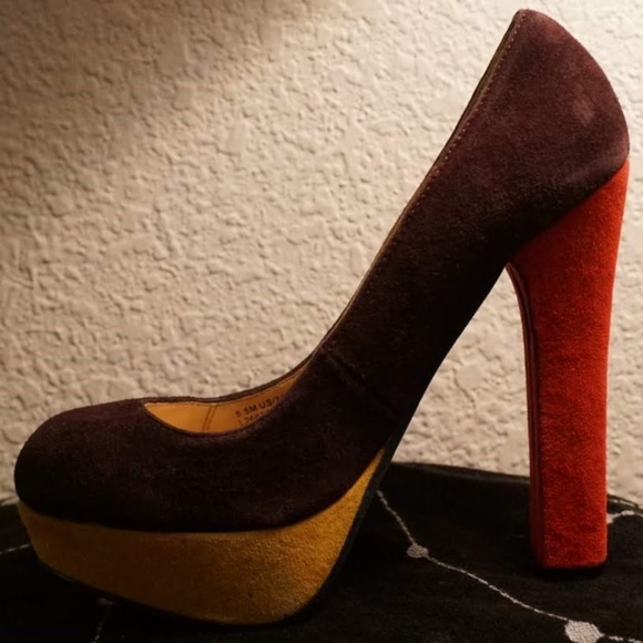 Luichiny Suede Pump Heels Size 5.5 - Picture 5 of 5